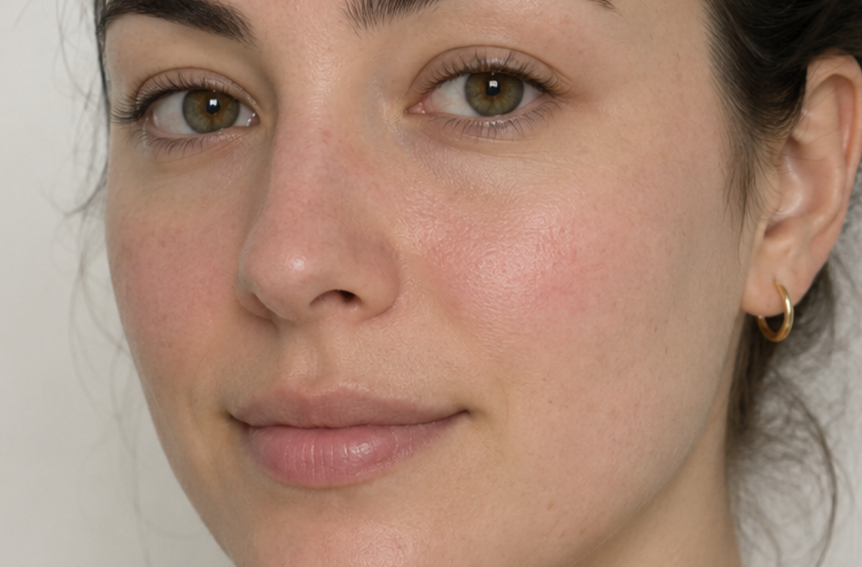 Skin before Hale Derma use