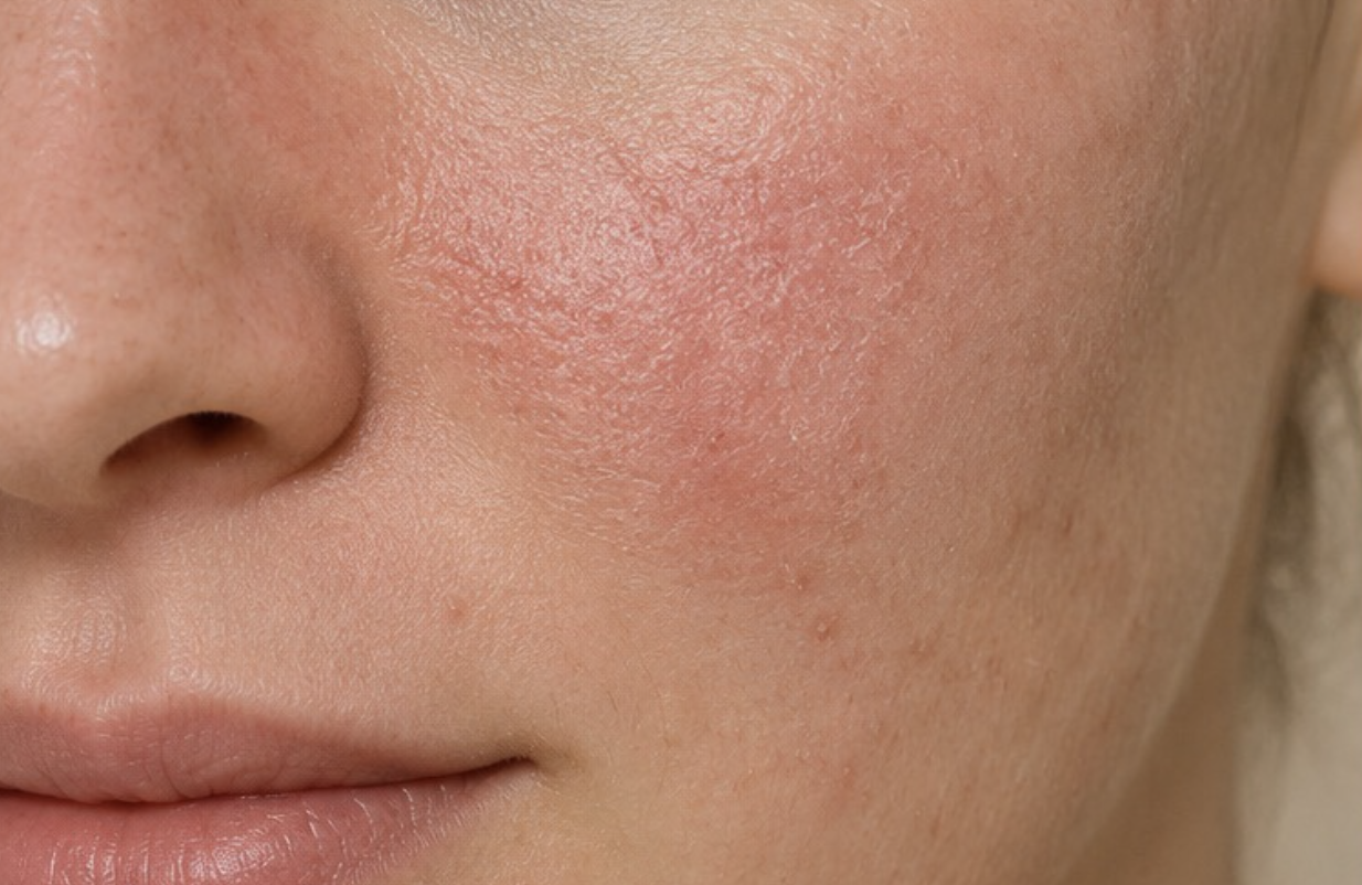 Skin before Hale Derma use